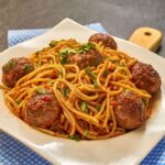 Spaghetti meatballs joyful cook