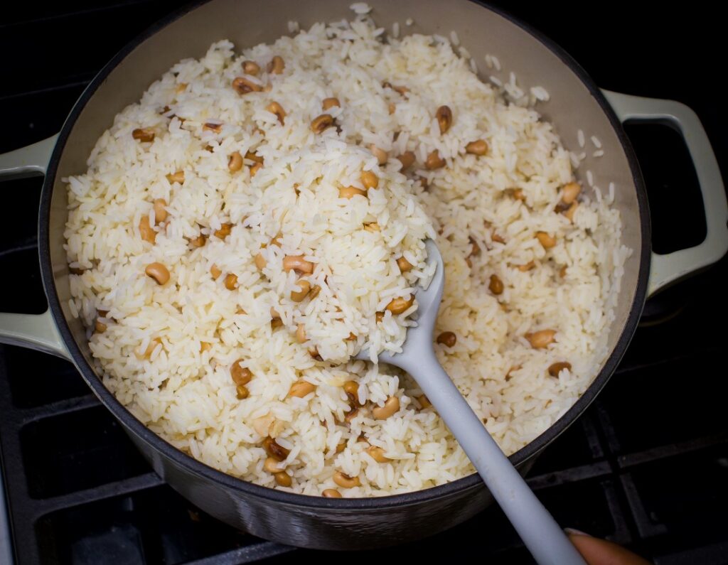 rice and beans cooked together 