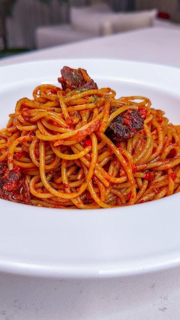 Jollof Spaghetti