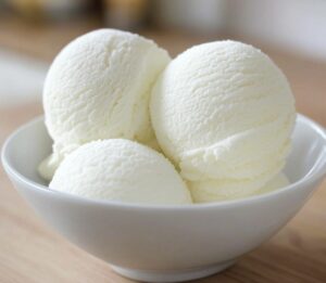Home made ice cream