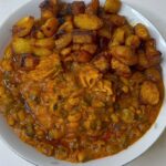 Stewed Beans and Plantain