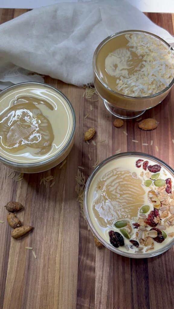 Tiger nut Pudding