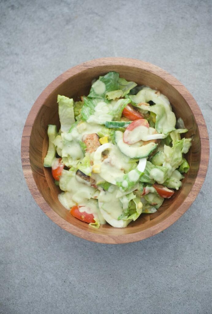 Salmon avocado salad