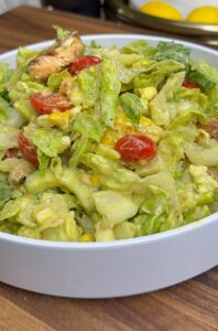 Salmon avocado salad