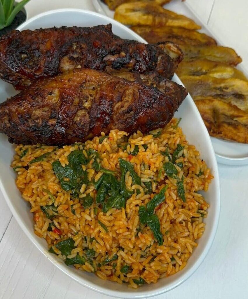 Nigerian Vegetable Jollof Rice