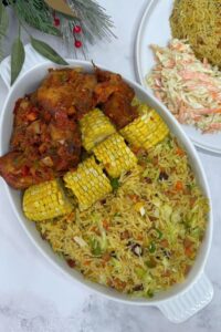 Christmas fried rice