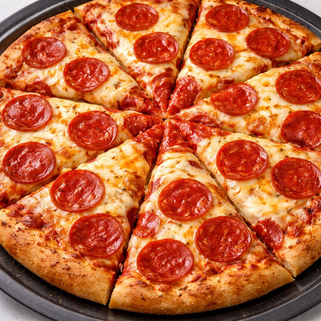 Homemade Pepperoni Pizza