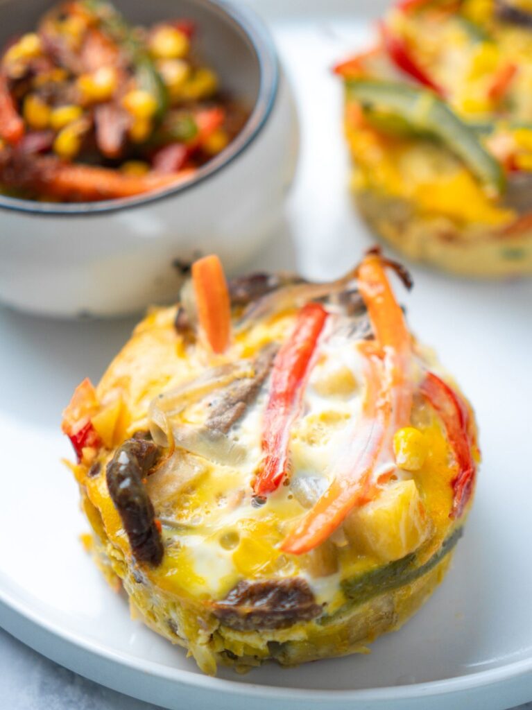 Baked Yam and Egg Cups (With Beef & Veggies)