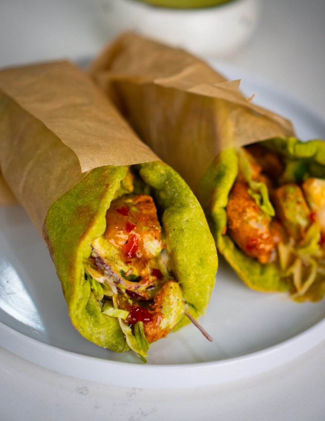 Spinach Chicken Wrap