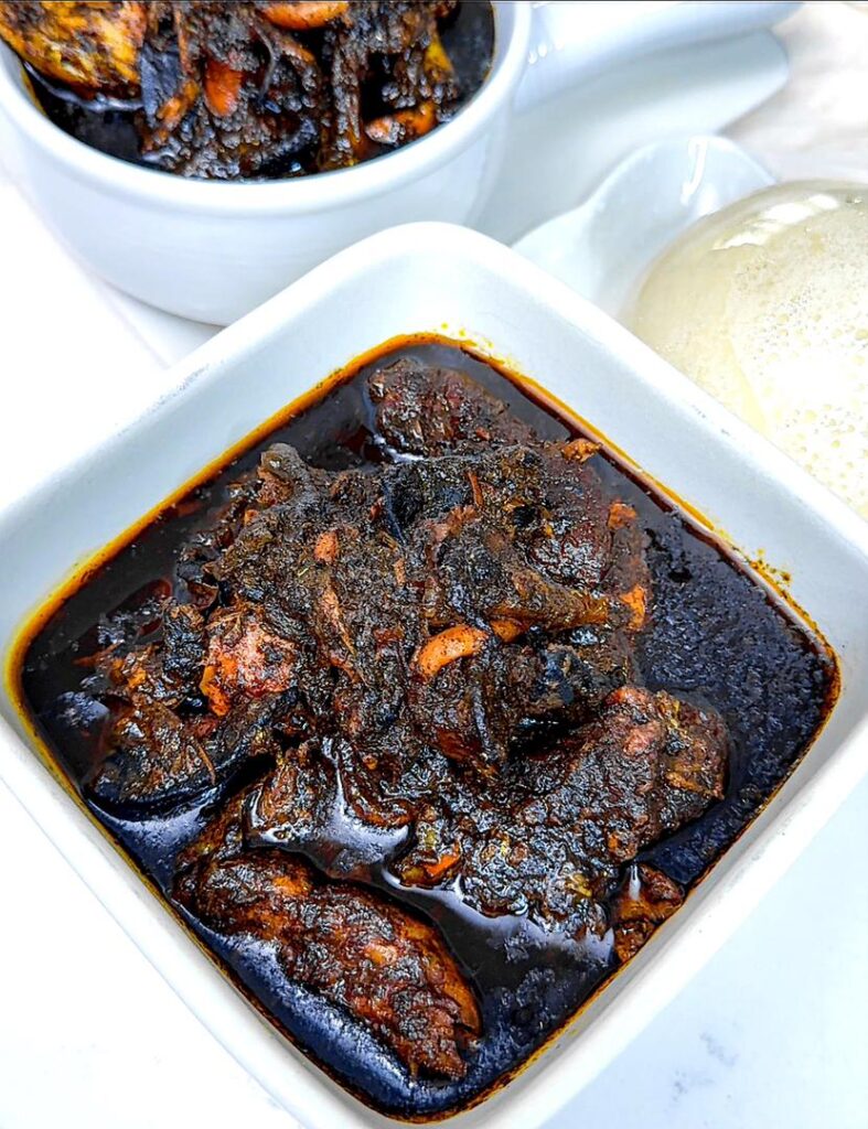 Edo State Black Soup (Omoebe)