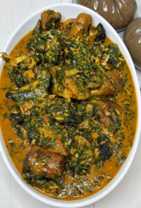 Ugu and Uziza Soup