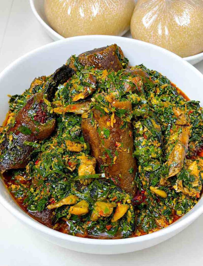 Ugu and Uziza Soup