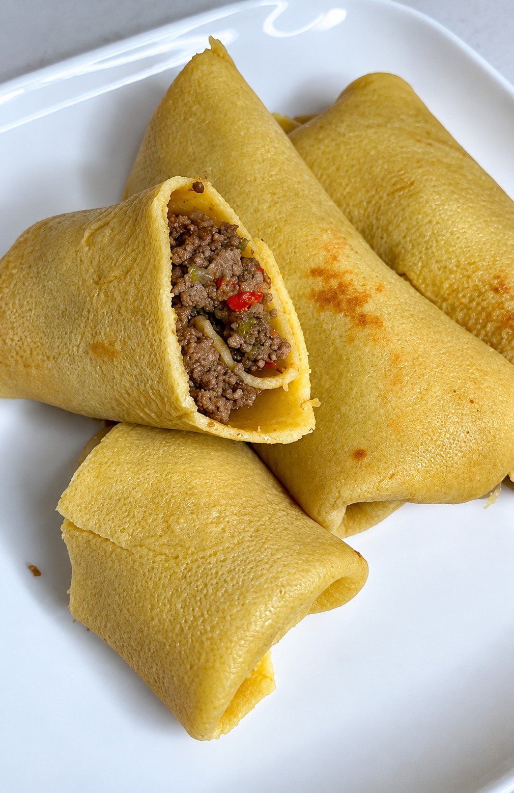 beef stuffed pancake